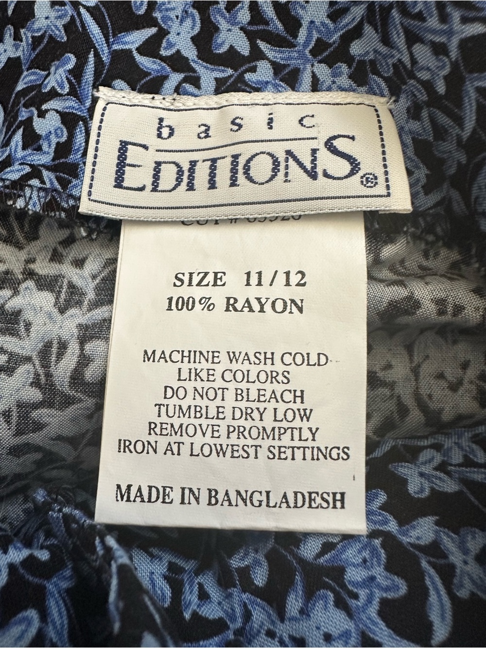 Vintage Basic Editions Floral Dress - Picture 4 of 6